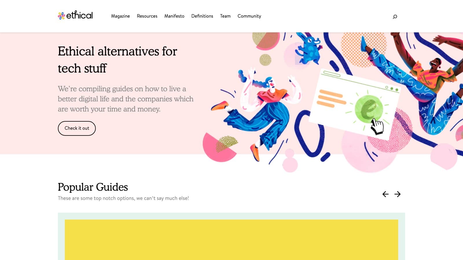 Ethical — Ethical Alternatives for Tech preview