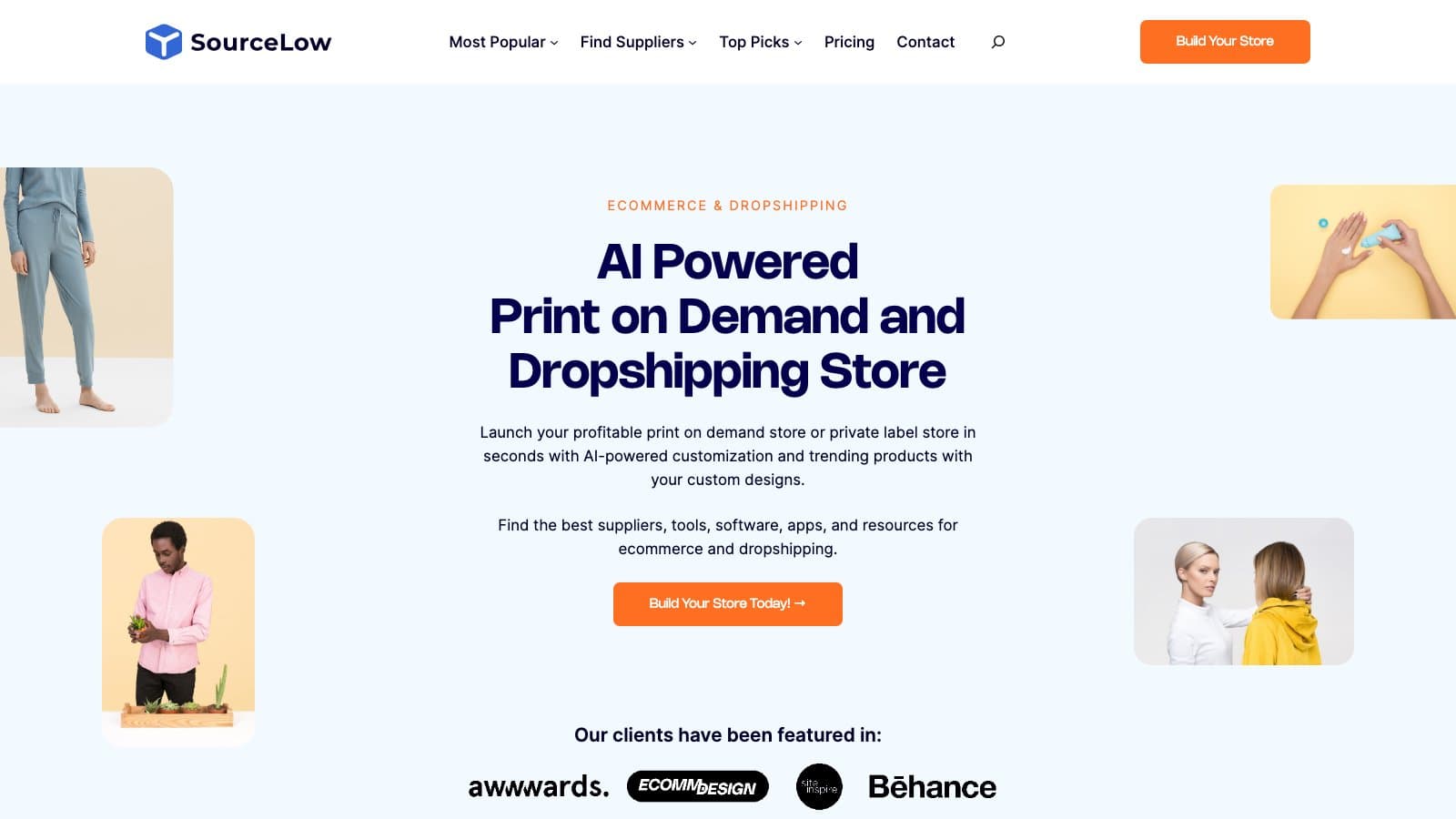 SourceLow — Print on Demand & Dropshipping Directory preview