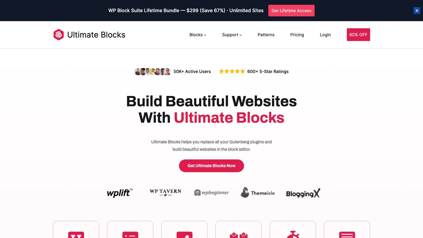 Ultimate Blocks — WordPress plugin preview
